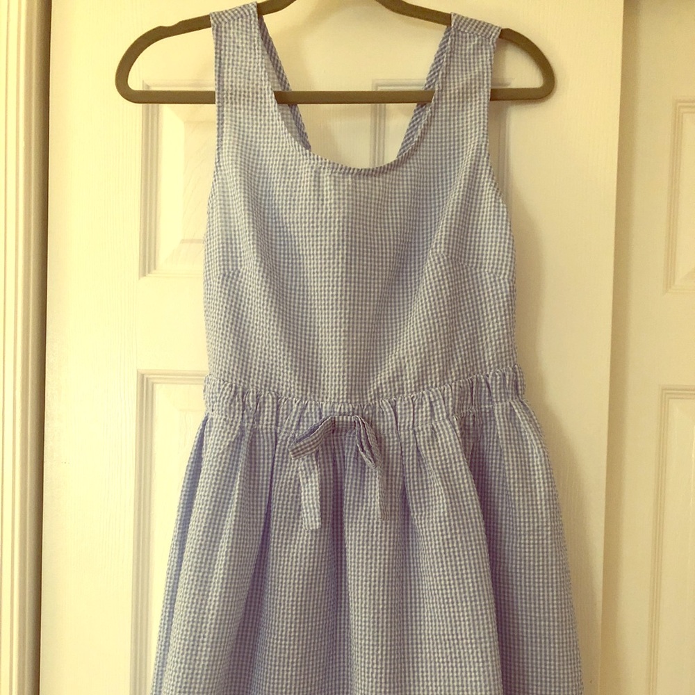 Mini gingham dress